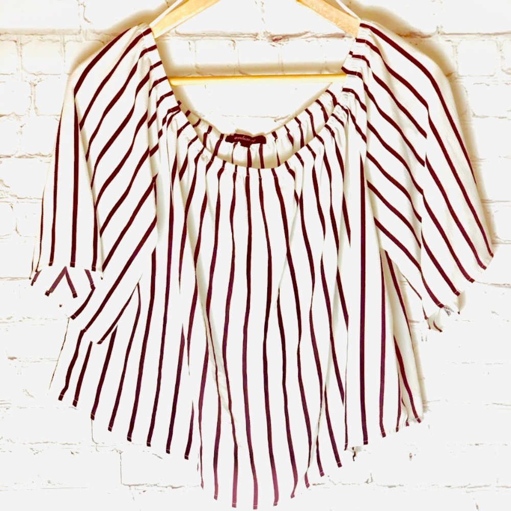 *3 for $30* Off Shoulder Crop Top - Large - Picture 1 of 3